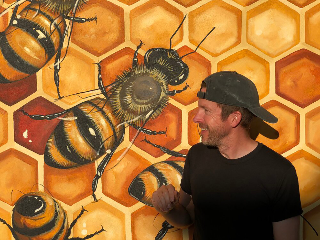 "Good of the Hive" artist Matt Willey will deliver a lecture at Lackawanna College, in collaboration with the Wright Center for Community Health, on September 2.